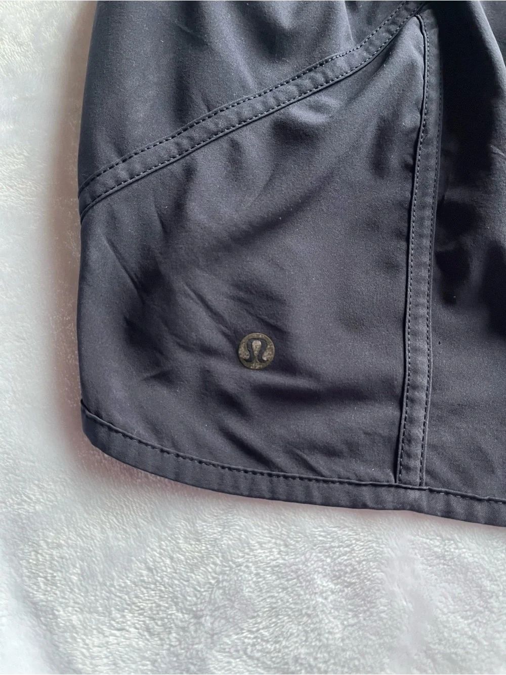 Lululemon Hotty Hot Navy Athletic Shorts-Size 12